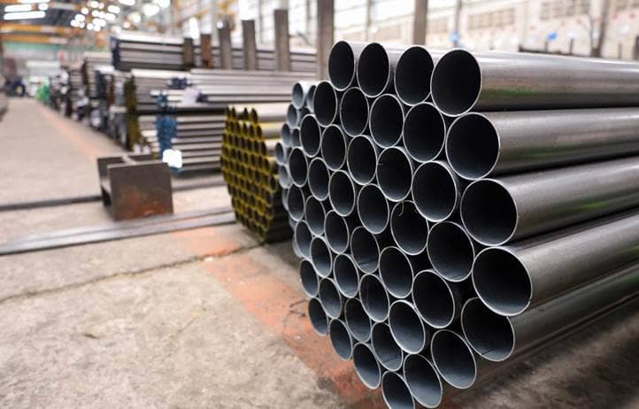 Metal pipes.