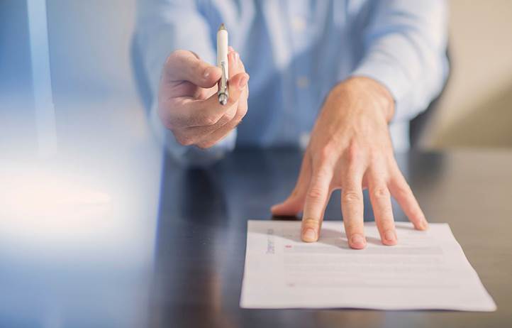 Contract ready to sign