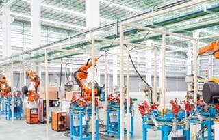 Factory line.